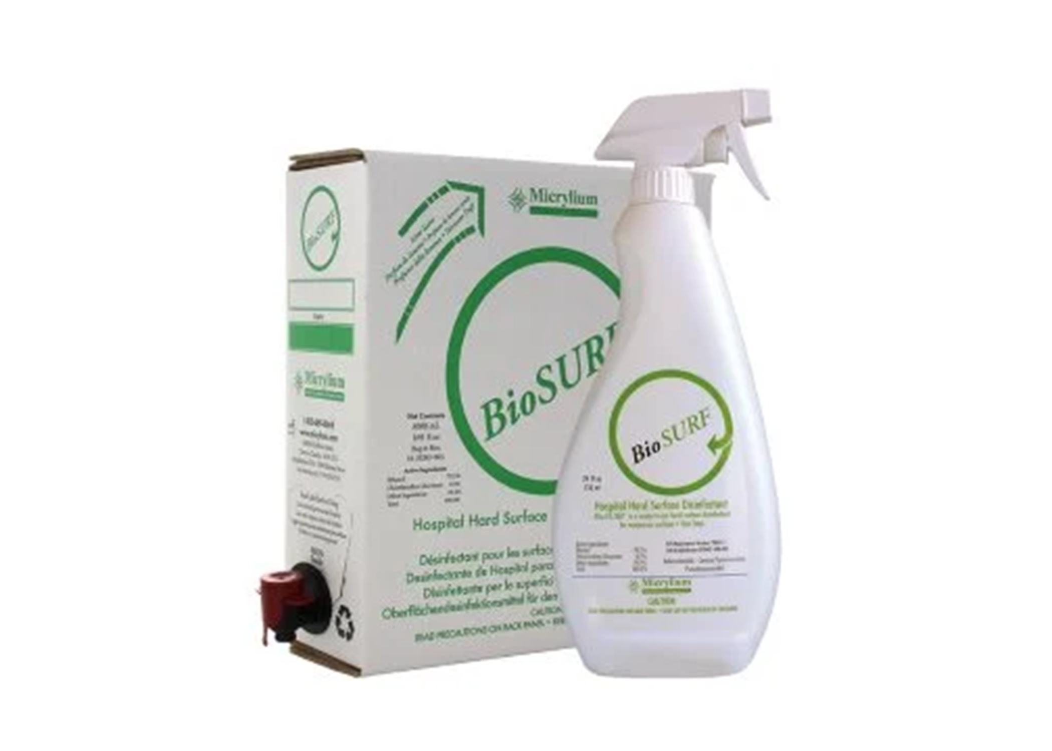 BioSURF Surface Disinfectant Spray Bottle Lime 24 oz Ea product image
