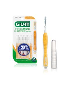 GUM Go-Betweens Proxabrush Cleaners, Ultra Tight, Yellow, 36/Box, 871PQ (Discontinued) thumbnail 8