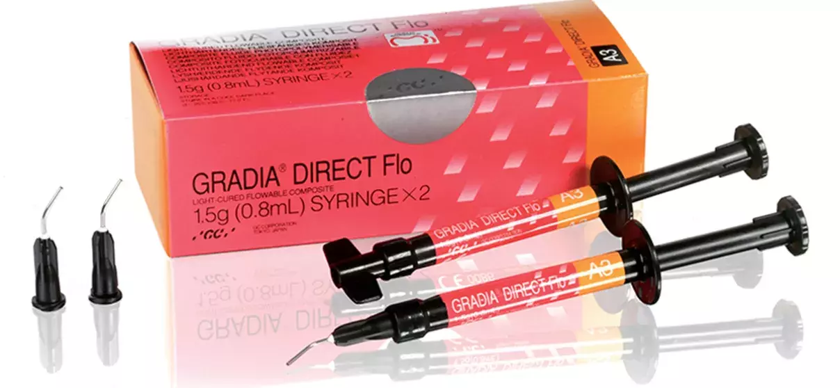 Gradia Direct Flo Flowable Composite AO3 Syringe Refill 2/Pk thumbnail 13