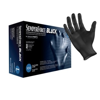 Semperforce Nitrile PF Txt SM Black Gloves (100) product image