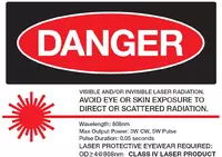 Sign Laser Warning - STM - Sign Laser Warning - STM - Image 1