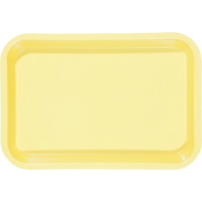 Mini Flat Set-Up Trays, Plastic, Vibrant Yellow, 1/Pk, 20Z101O thumbnail 9