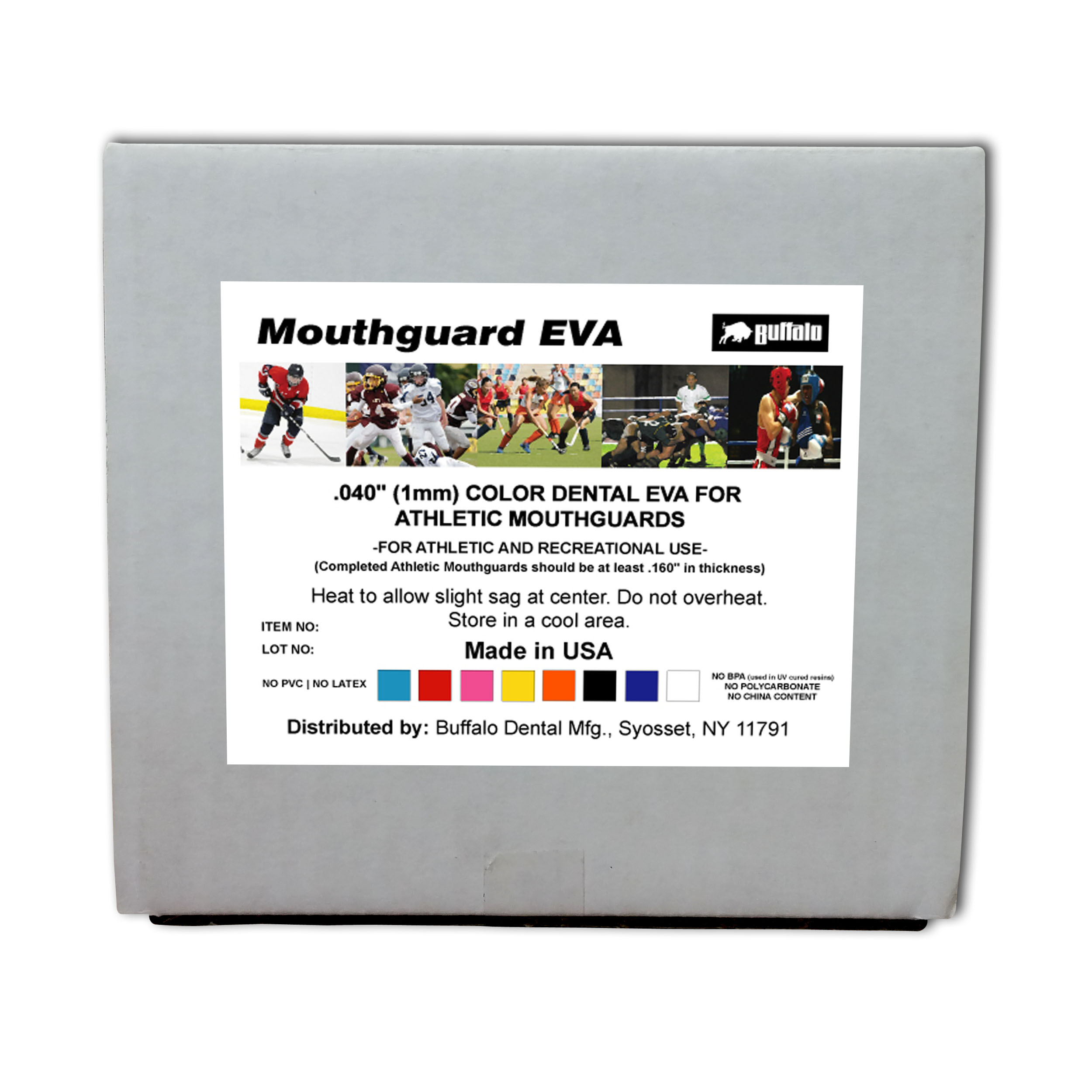 Pkg. of 25, .040" x 5" x 5" Bleaching Tray Material, Clear thumbnail 5