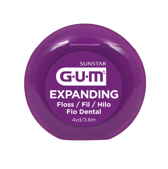 GUM Expanding Waxed Floss 4 Yards Unflavored 144/Bx thumbnail 5
