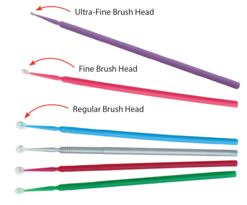 Micro Applicator Brushes Ultra-Fine Lavender 100/Pk thumbnail 9