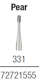 331 FG Carbide Bur Clinic Bag (100) - 331 FG Carbide Bur Clinic Bag (100) - Image 1