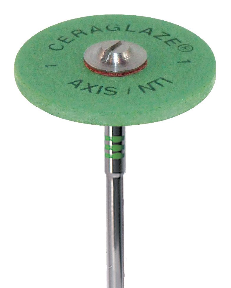 CeraGlaze Polishers, Pre-Polishing, HP, Large Wheel, 25 mm, Coarse, Green, 1/Pk, P301 thumbnail 12