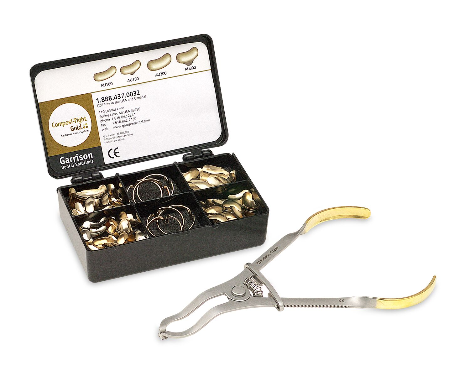 Composi-Tight Gold Sectional Matrix System Complete Kit thumbnail 3