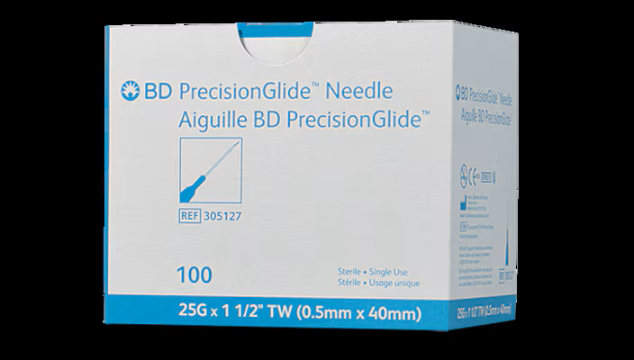 25ga x 1.5" Luer Lock Needles (100) product image