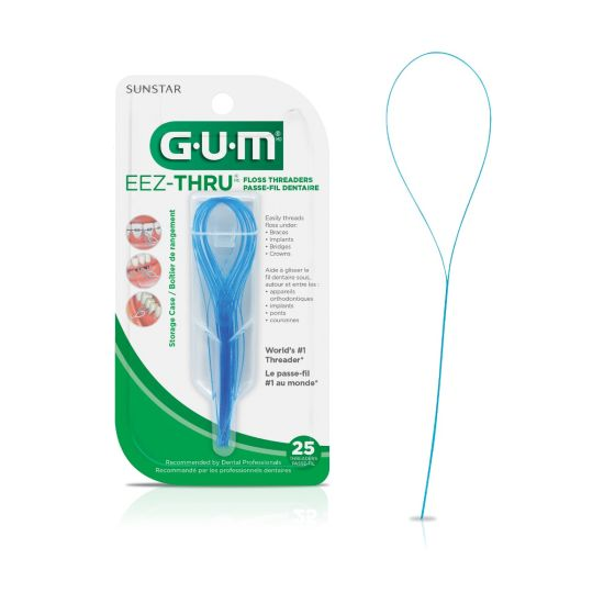 Gum Eez-Thru Floss Threaders, 500/Pk, 840PQA thumbnail 6