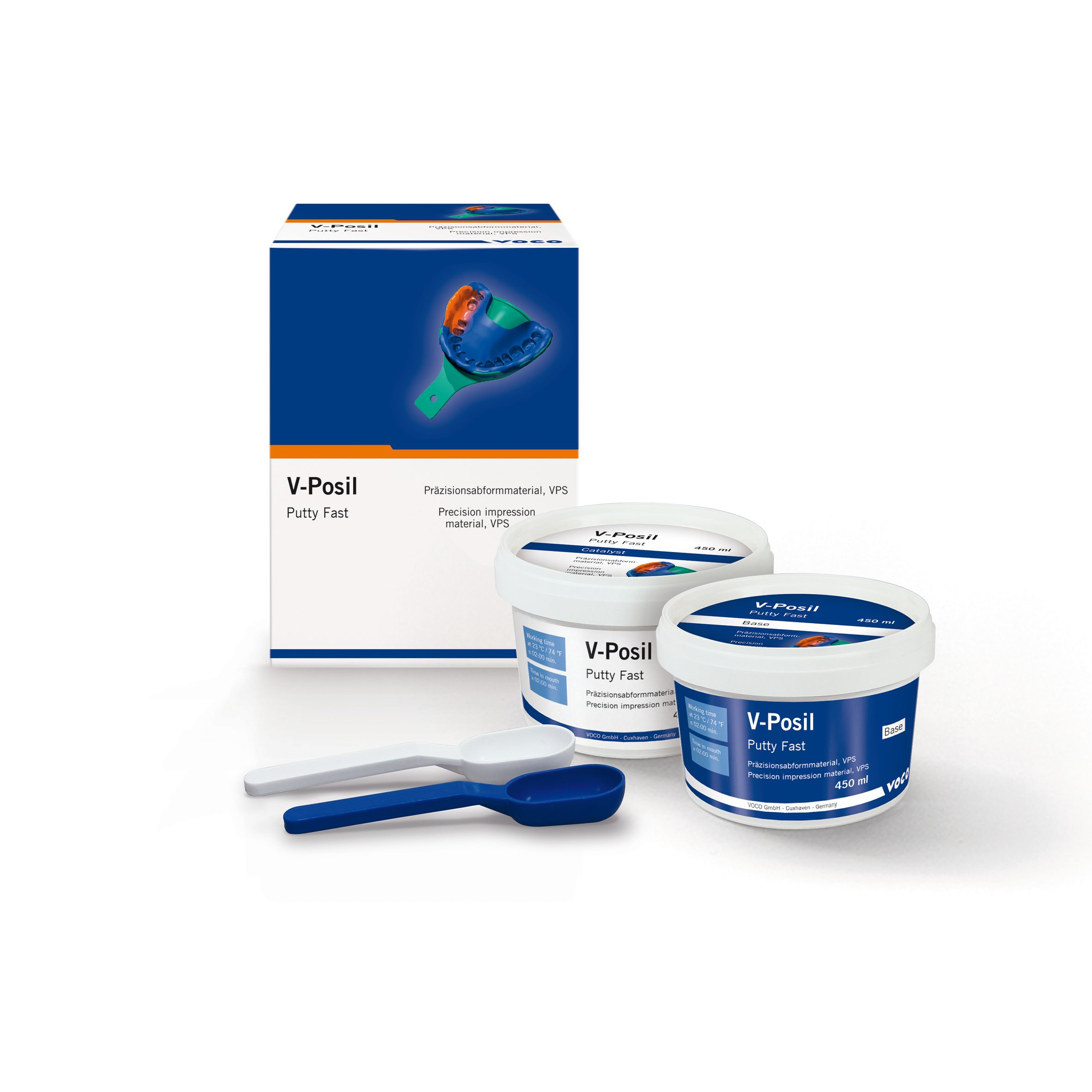 Voco - V-Posil Putty Fast - Jar 2 x 450 Ml, 2561 thumbnail 4
