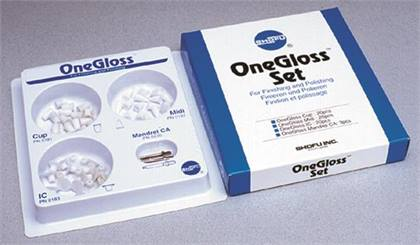 OneGloss PS Disposable Aluminum Oxide Silicon Polishers, CA, Refill, Cup, # 060, 50/Pk, 0176 image