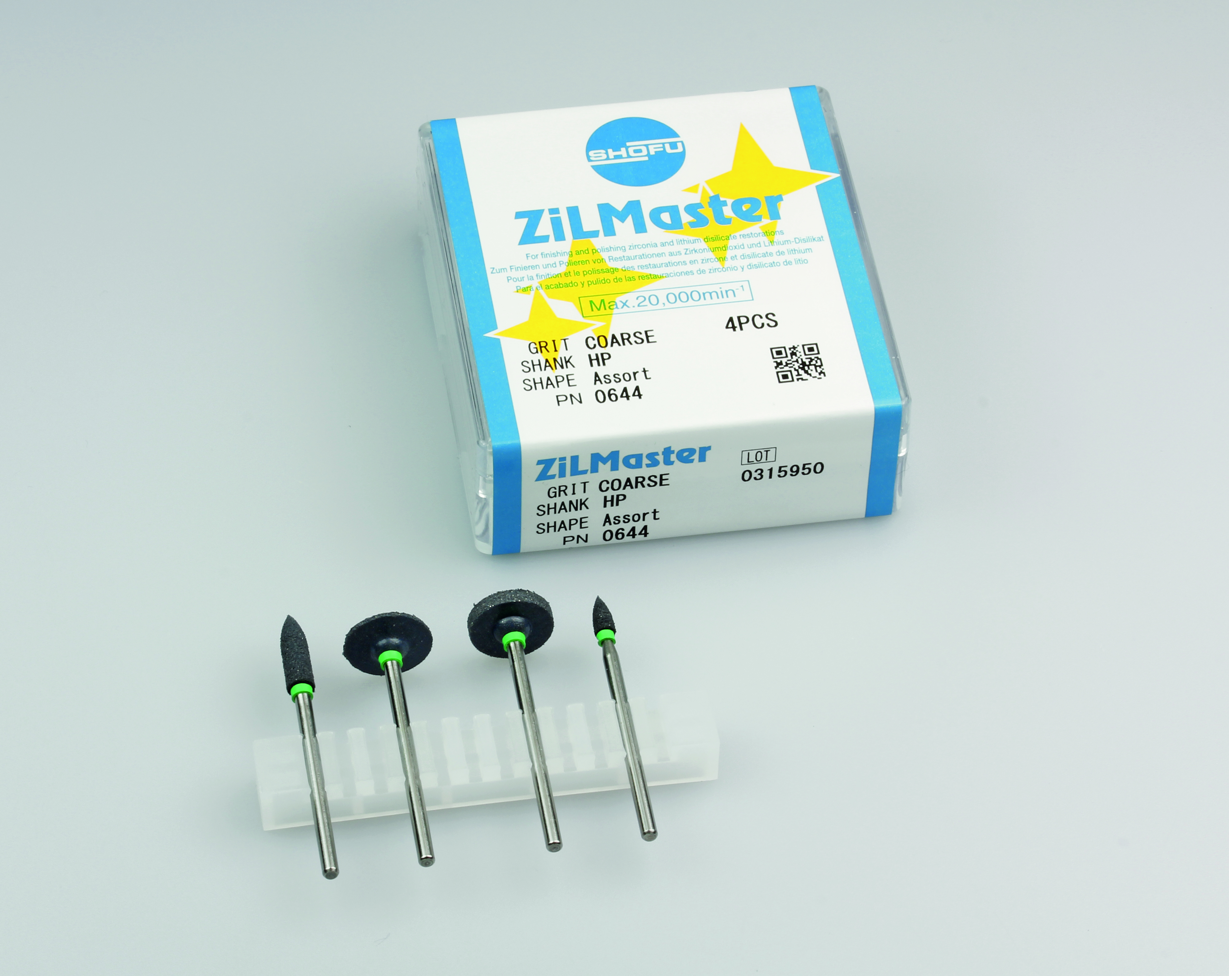 ZilMaster Abrasive Coarse Assorted Assorted 4/Pk product image