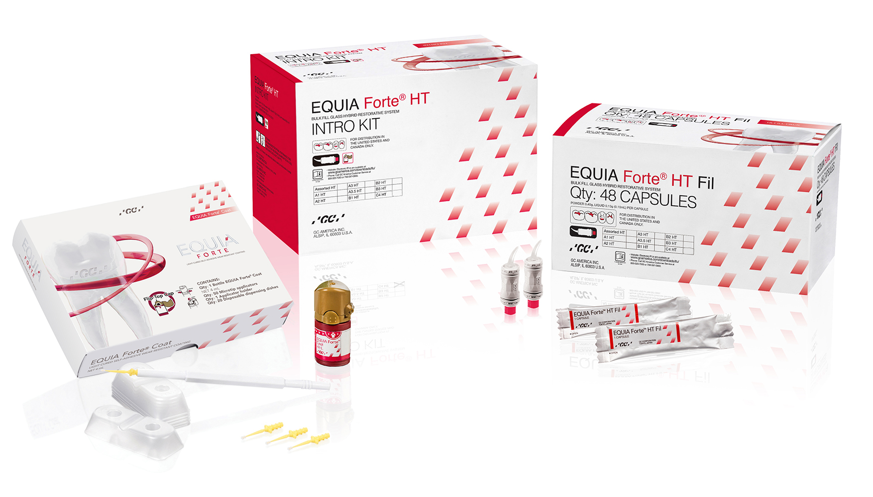 Equia Forte HT Glass Ionomer Capsule C4 Refill 48/Pk thumbnail 11