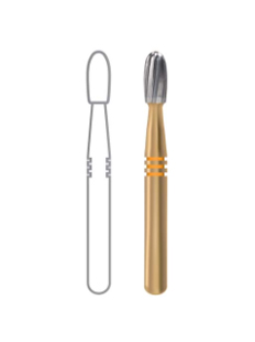 Carbide Bur Esthetic Finishing Friction Grip 7406B 10/Pk thumbnail 6