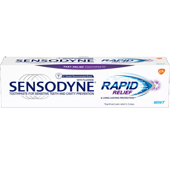 Sensodyne Rapid Relief Sensitivity Relief Toothpaste 12+ Years 3.4 oz Mint Ea thumbnail 2