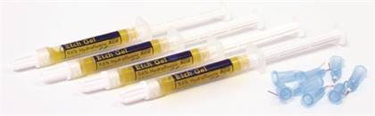 Porcelain Etch Gel, 9.6% Hydrofluoric Acid, Syringe Kit, 1.2 ml, Yellow, 4/Pk, PEG thumbnail 14