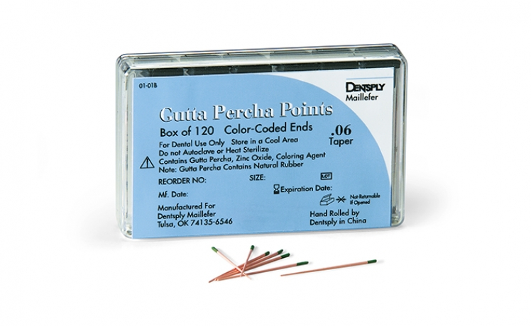 Gutta Percha Points, Vials, 0.02 Taper, # 55, Red, 180/Pk, 670936 thumbnail 8
