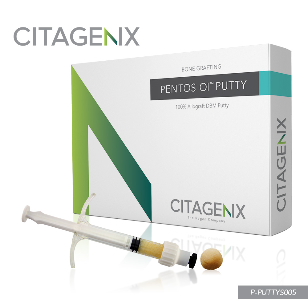 PentOs Ol™ Putty .5cc 100% Allograft DBM Syringe thumbnail 2