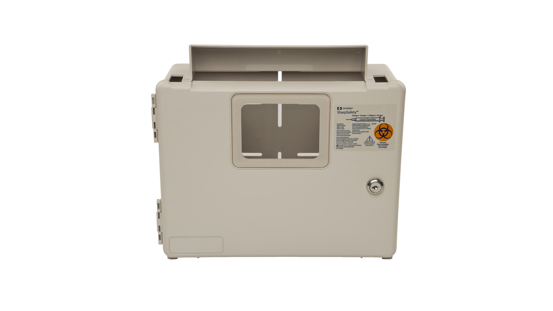 Sharps 2 & 5qt Wall Enclosure - Sharps 2 & 5qt Wall Enclosure - Image 1