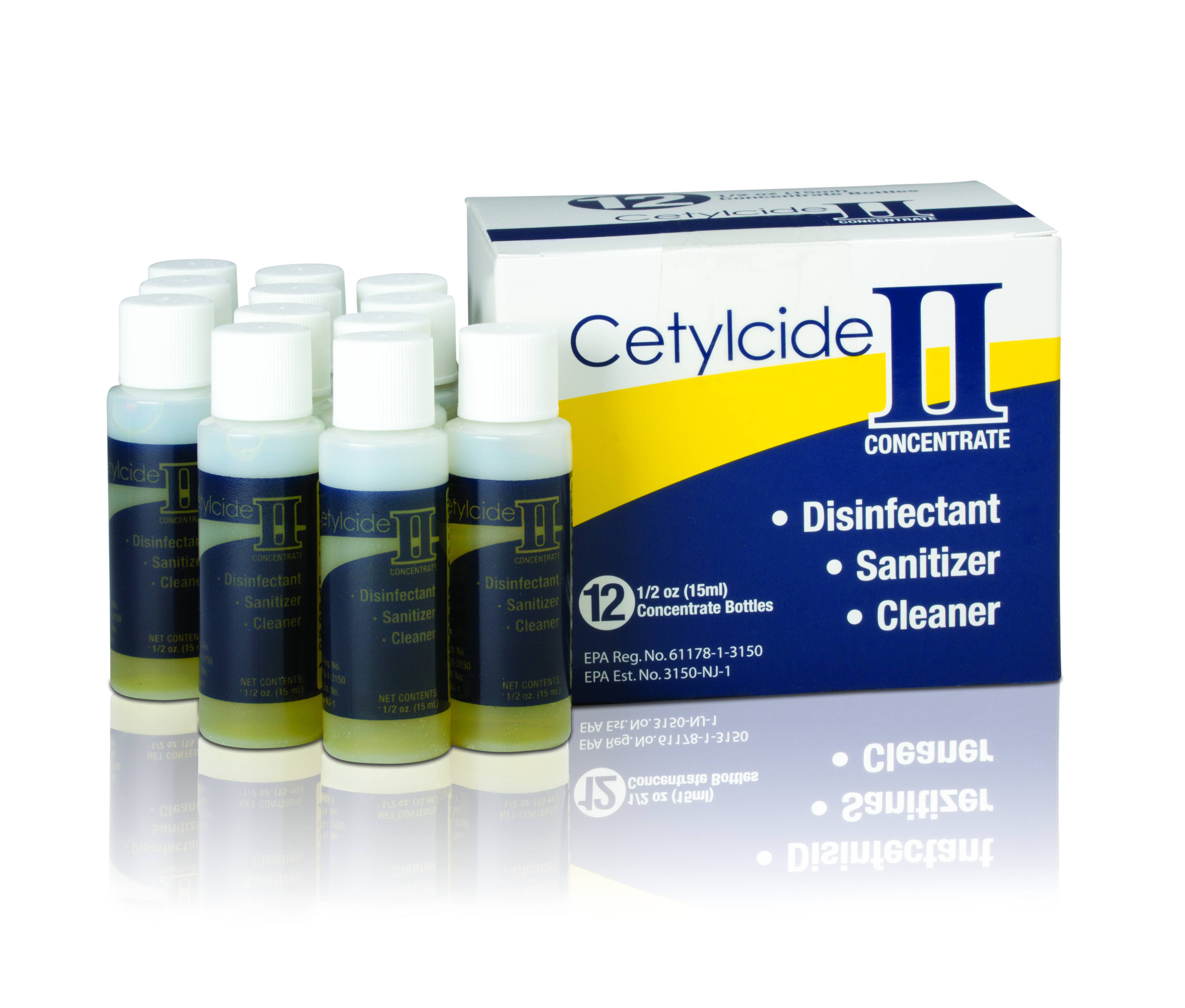 Cetylcide II Concentrate Disinfectant Refill Kit Lemon 15 mL 12/Bx thumbnail 10