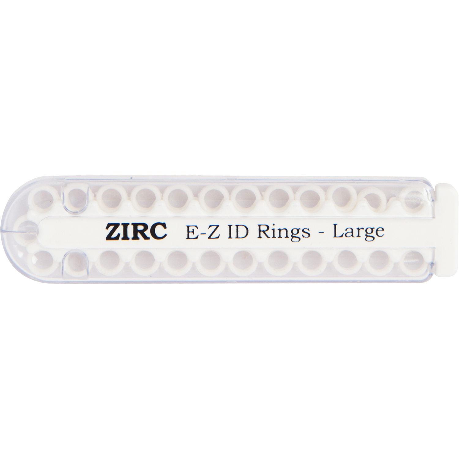 White E-Z ID Rings Large Pack of 25 thumbnail 9