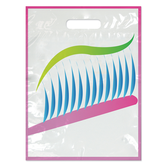 Full Color Bags Neon Toothbrush 9 in x 13 in 250/Pk product image
