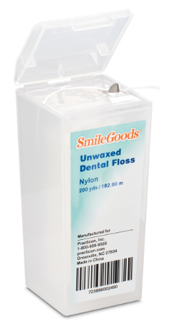 SmileGoods Unwaxed Floss 200 Yards Ea thumbnail 4