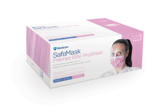 MEDICOM SAFE+MASK PREMIER ELITE EARLOOP MASK 204216 thumbnail 2