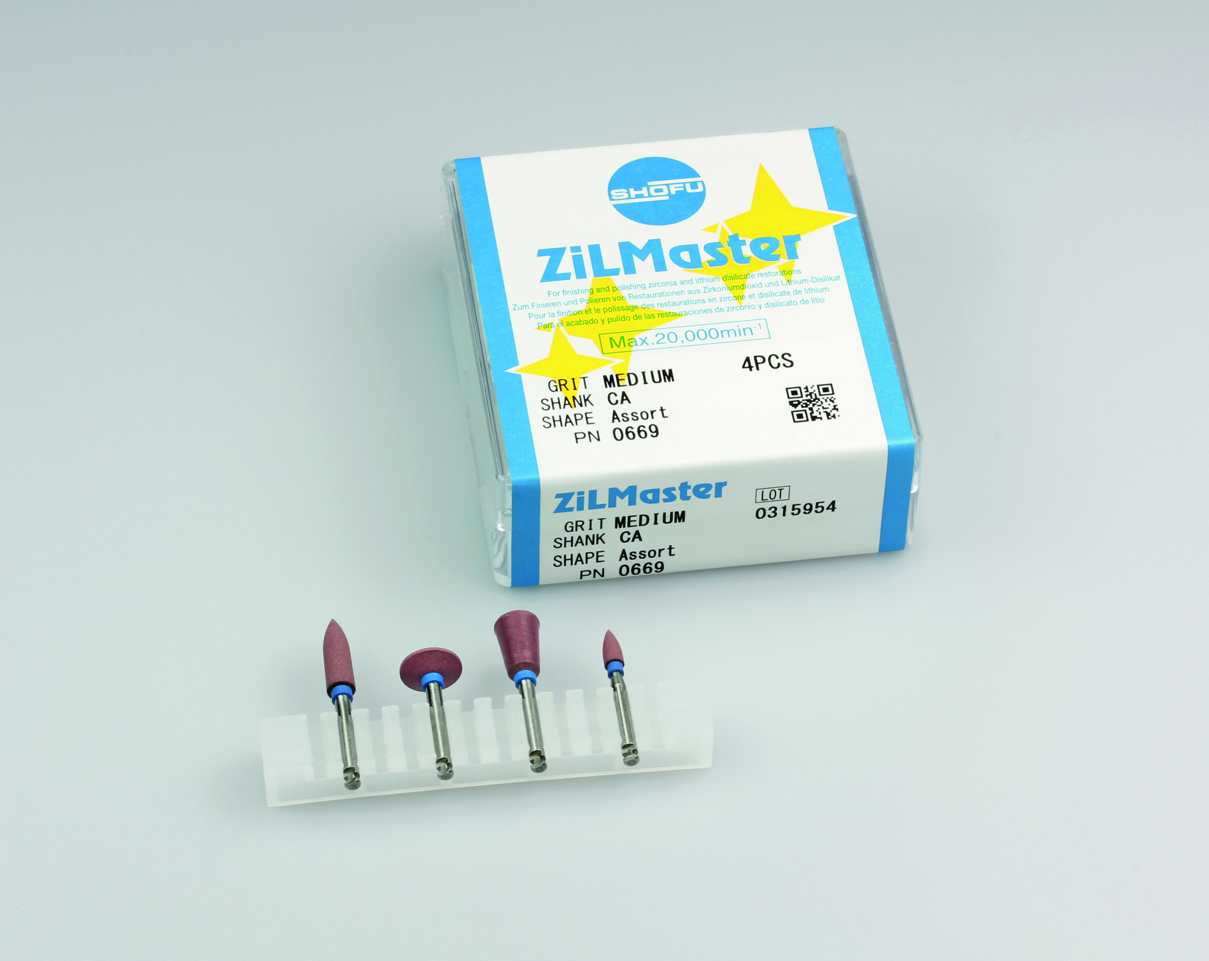 ZilMaster Abrasive Medium Assorted Assorted 4/Pk thumbnail 2