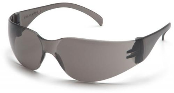 INTRUDER SAFETY GLASSES GRAY WRAP-AROUND - INTRUDER SAFETY GLASSES GRAY WRAP-AROUND - Image 1