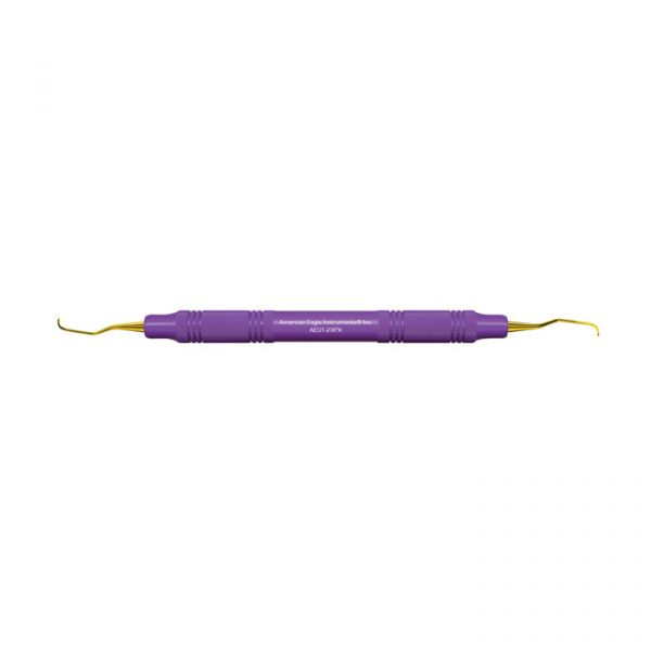 Standard Gracey Curette, XP, # 1-2, Anterior, EagleLite Handle, Resin, 3/8", Purple, 1/Pk, AEG1-2XPX thumbnail 13