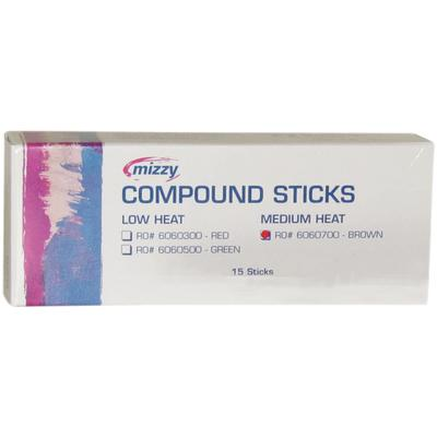 Mizzy Impression Compound, Sticks, Brown, 4.5 oz, 15/Pk thumbnail 10
