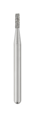 Solo Diamond Single Use Burs, FG, Flat End Cylinder, # 0710, 1.0 mm Medium, Blue, 25/Pk, 835010M image