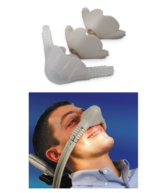 Autoclavable Nasal Hoods, Double Mask Hood Kit, with 1 Inner Mask Liners, Adult, 1/Pk, 5054C thumbnail 8
