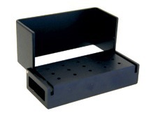 Aluminum Bur Block, FG, 15 Holes, Black, 1/Pk, AB300-1B thumbnail 8