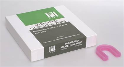 Hygenic Occlusal Rim Wax, U-Shaped, Bite Block, Soft, Pink, 100/Pk, H00822 thumbnail 13