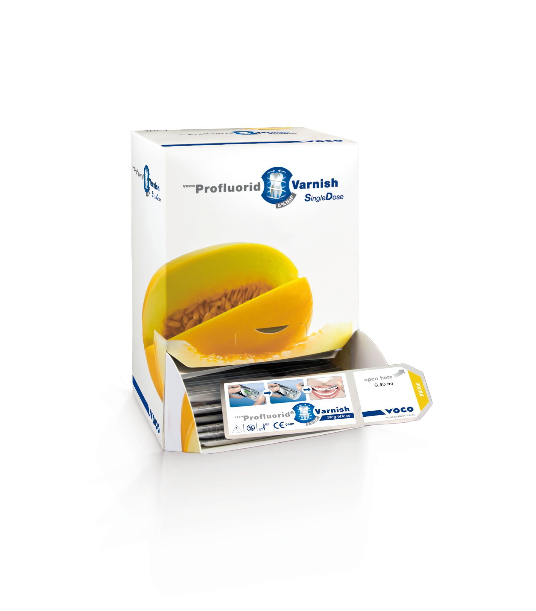 ProFluorid Fluoride Varnish Single Dose 5% NaF 0.4 mL Melon 50/Bx thumbnail 5