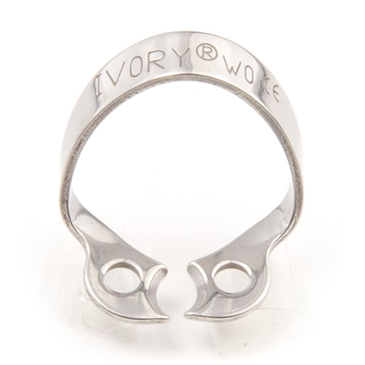 Hygenic Rubber Dam Clamp, Gloss Finish, # W00, Wingless, 1/Pk, H02769 thumbnail 8