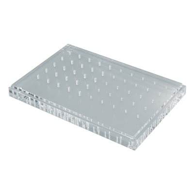 Bur Block Plexiglass 50 Hole Clear Ea thumbnail 6