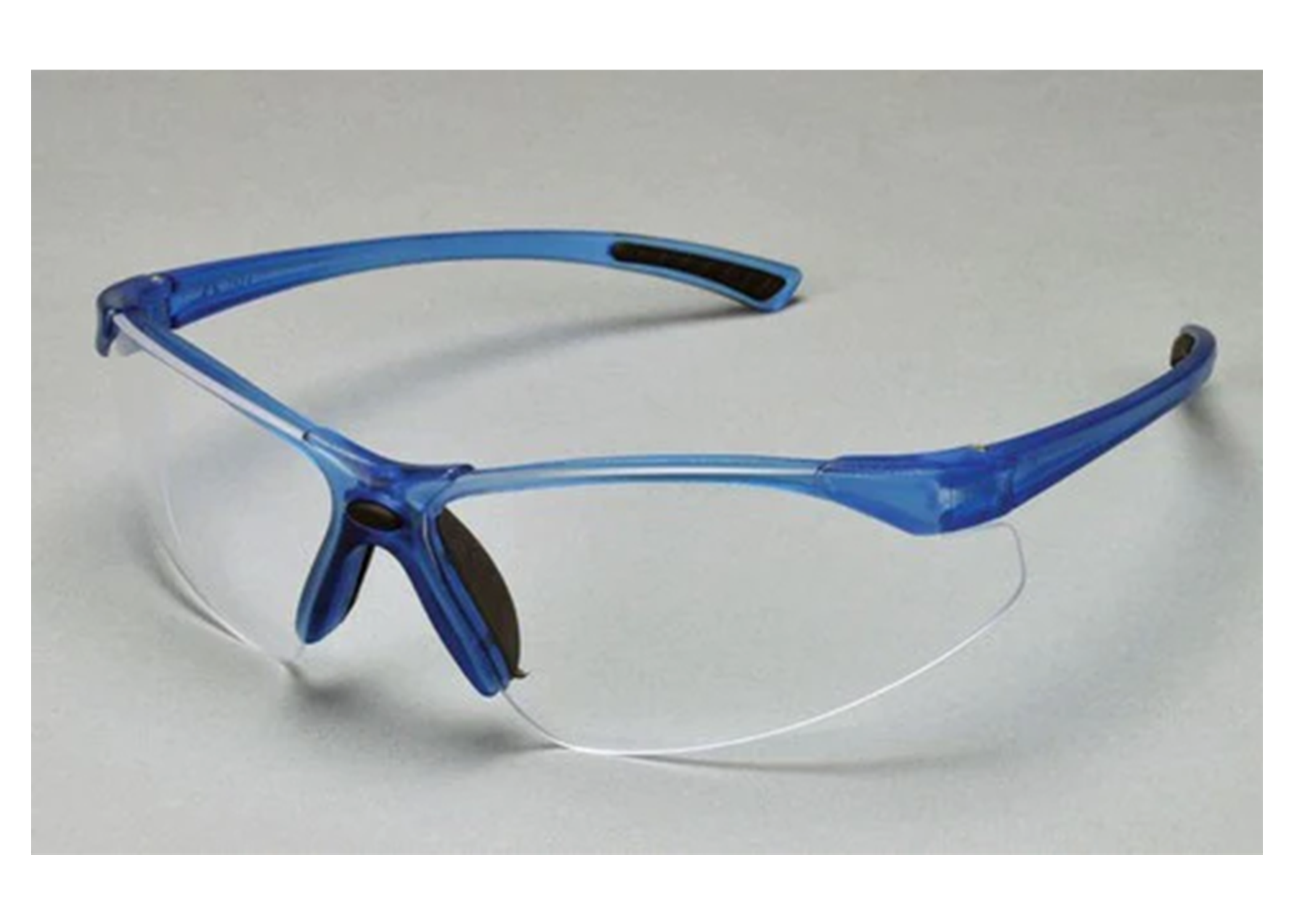 Tech Specs Safety Eyewear, Clear Lens, Blue Frame, 1/Pk, 3711C thumbnail 10