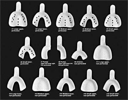 Sani-Trays Impression Trays, Non-Perforated, # 12, Large, Lower, 12/Pk, 011522-012 thumbnail 9