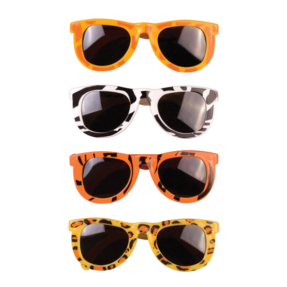 Toy Sunglasses Animal Print Assorted Colors 24/Pk thumbnail 7