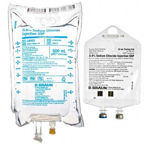 Braun Sodium Chloride Inj. 0.9% 250ml Bag product image