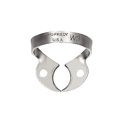 Rubber Dam Clamp, # W3, Small Lower Molars, Satin Steel, 1/Pk, RDCMW3 thumbnail 13