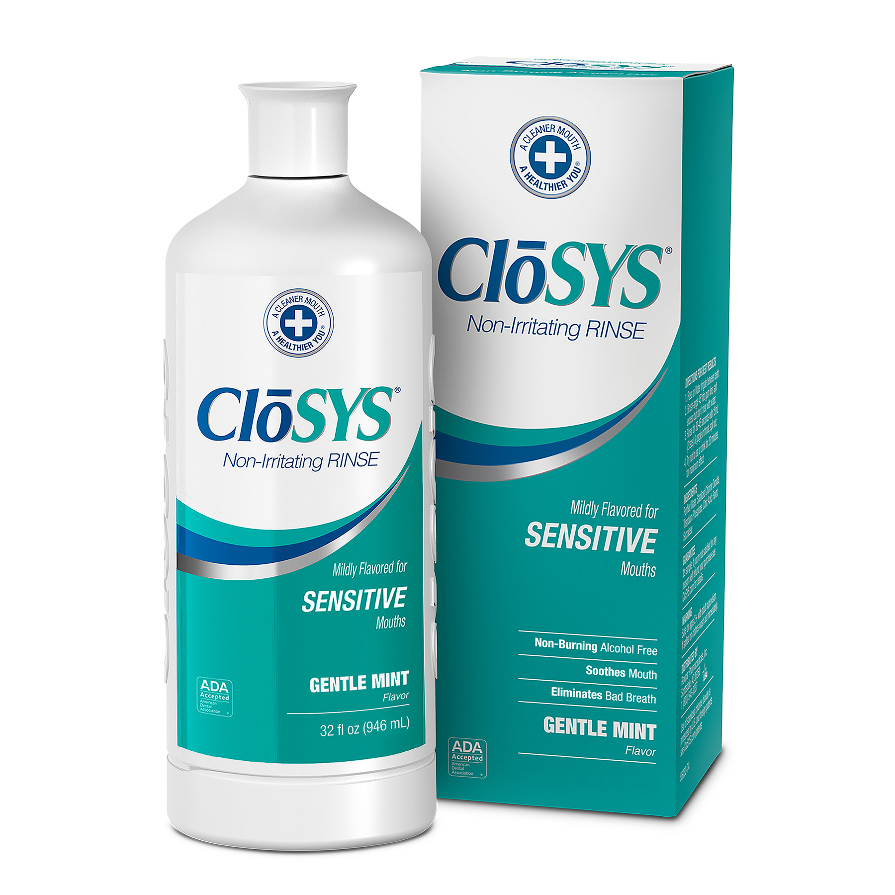 CloSYS Finishing Mild Mint Oral Rinse 32 oz 32oz/Bt thumbnail 10