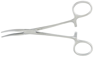 Hemostatic Forceps, Kelly, Curved, 5.5", 1/Pk thumbnail 8