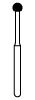 NTI Diamond Burs, FG, Long Round, # 801L, 2.3 mm, Coarse, Green, 5/Pk, C801L-023 thumbnail 11