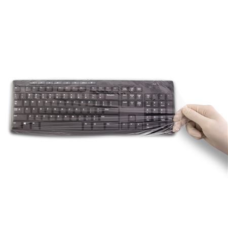 QuickCap Keyboard Barrier 14.5 in Clear 400/Pk product image