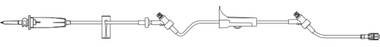IV Admin Set, Inj Site, 60dpmL, Spin Lock, 87" (50 product image
